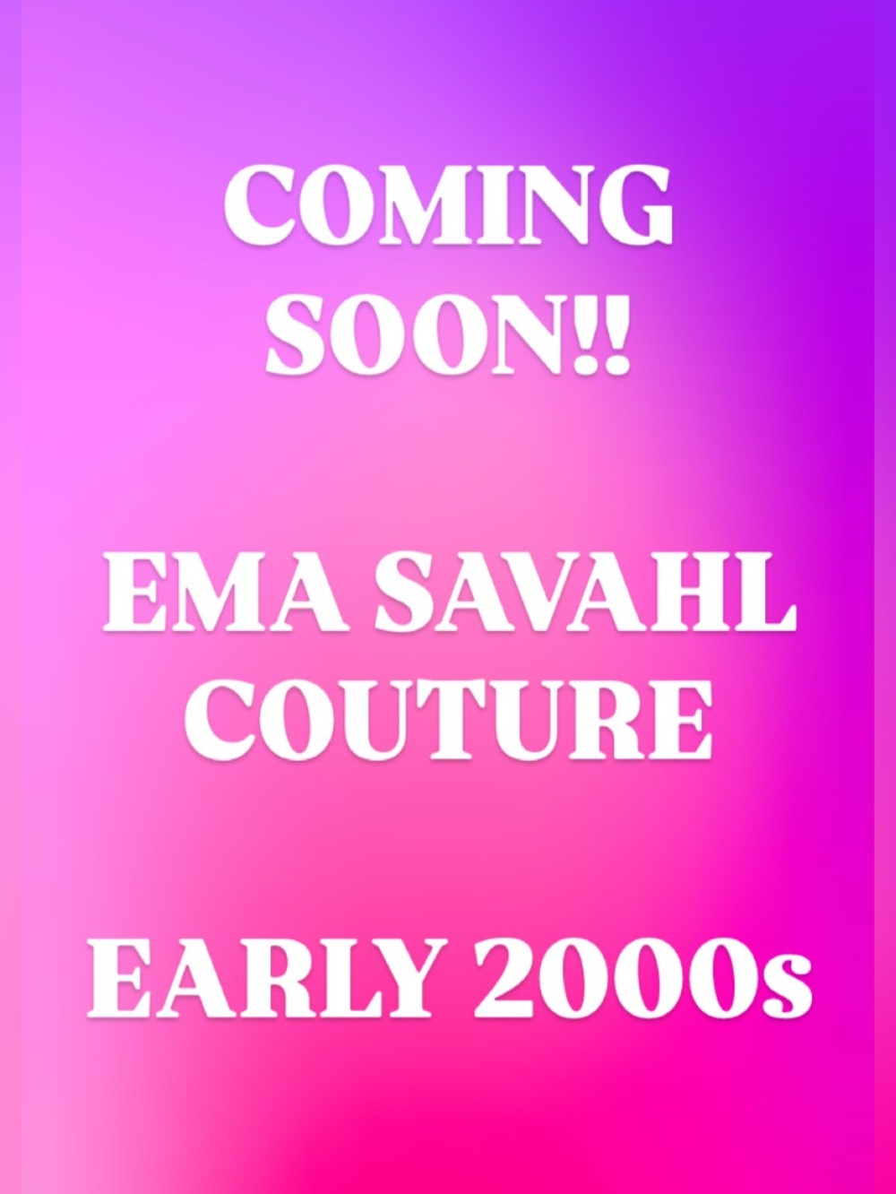 VINTAGE EMA SAVAHL COUTURE DRESS!!